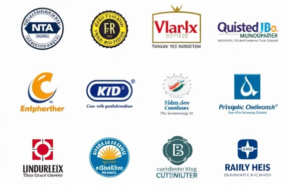 Various quality certification logos displayed prominently on a clean background, symbolizing trust and high standards.
